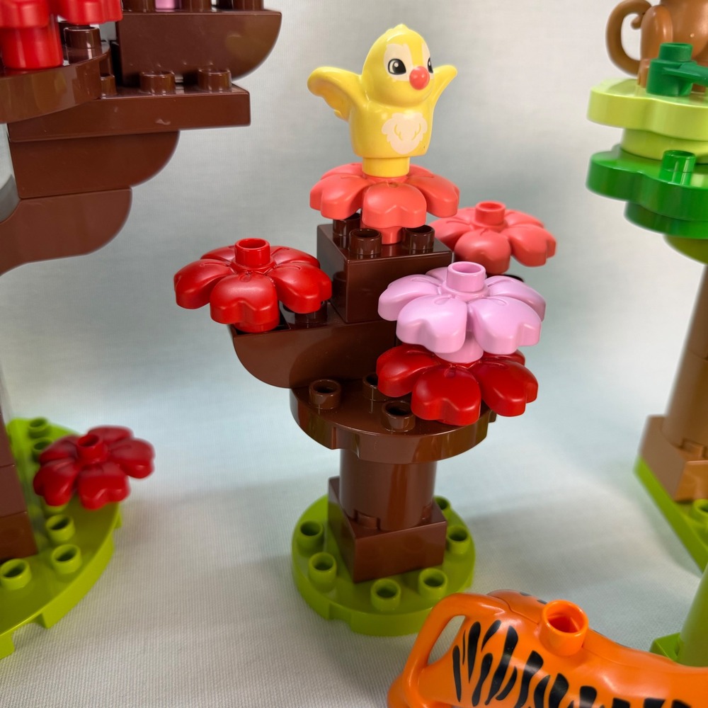 LEGO DUPLO Wild Animals of Asia 10974 Animals Panda Monkey Bird Elephant Tigers - Picture 4 of 8